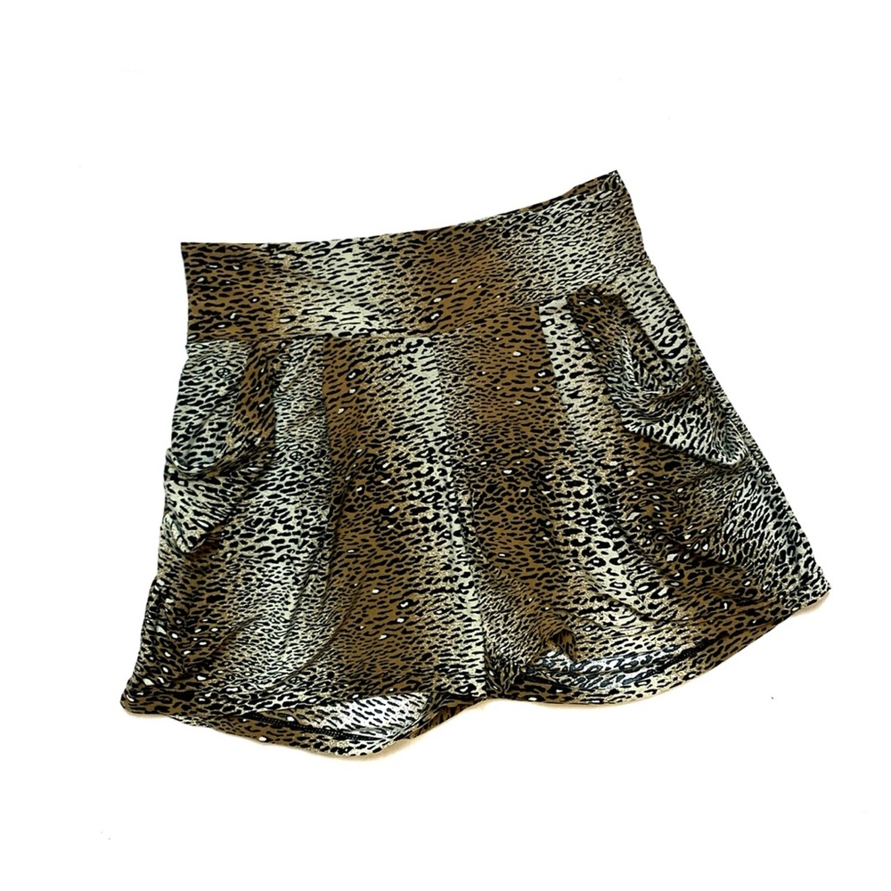 Animal print shorts